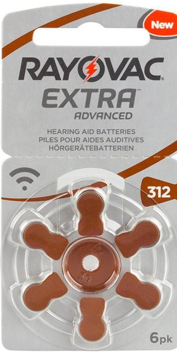 Rayovac R312AE, Typ 312 Extra Advanced Hörgeräte Batterien | Akku