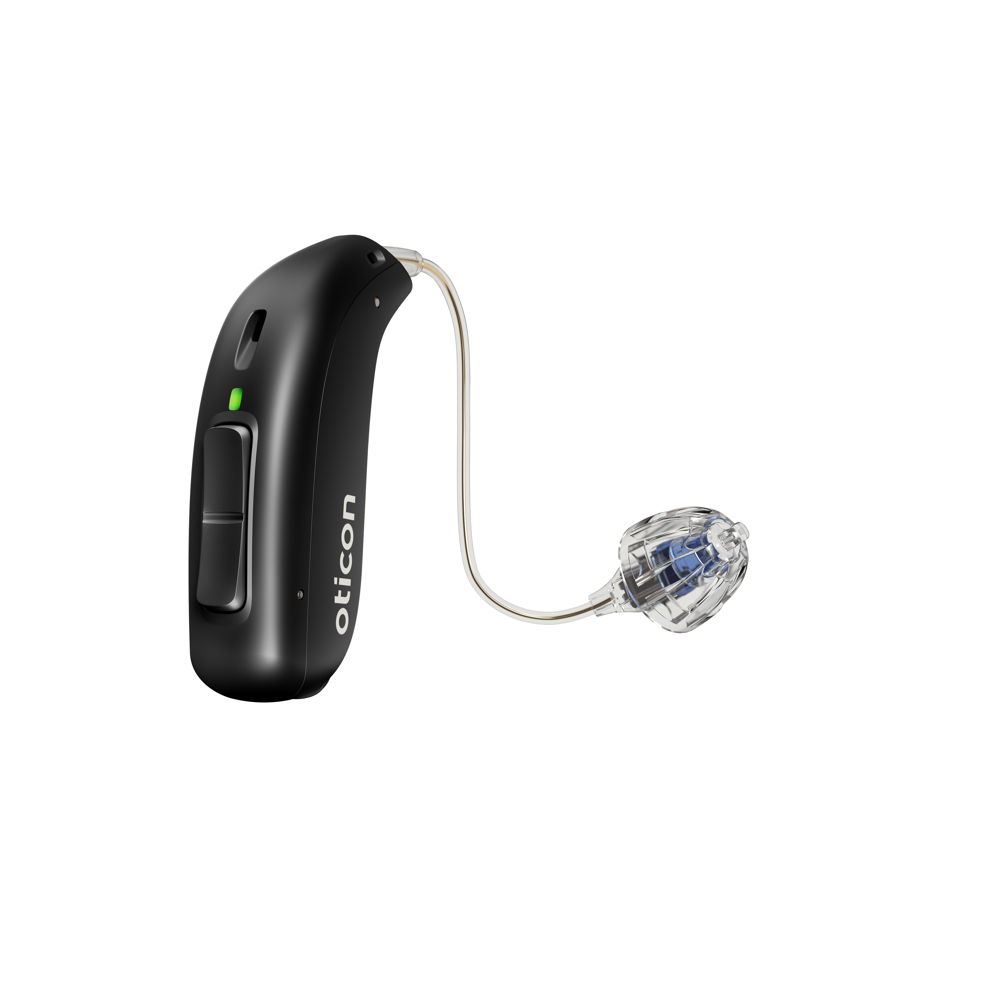 Oticon Verit miniRITE T – Hörgerät in der Farbvariante Schwarz