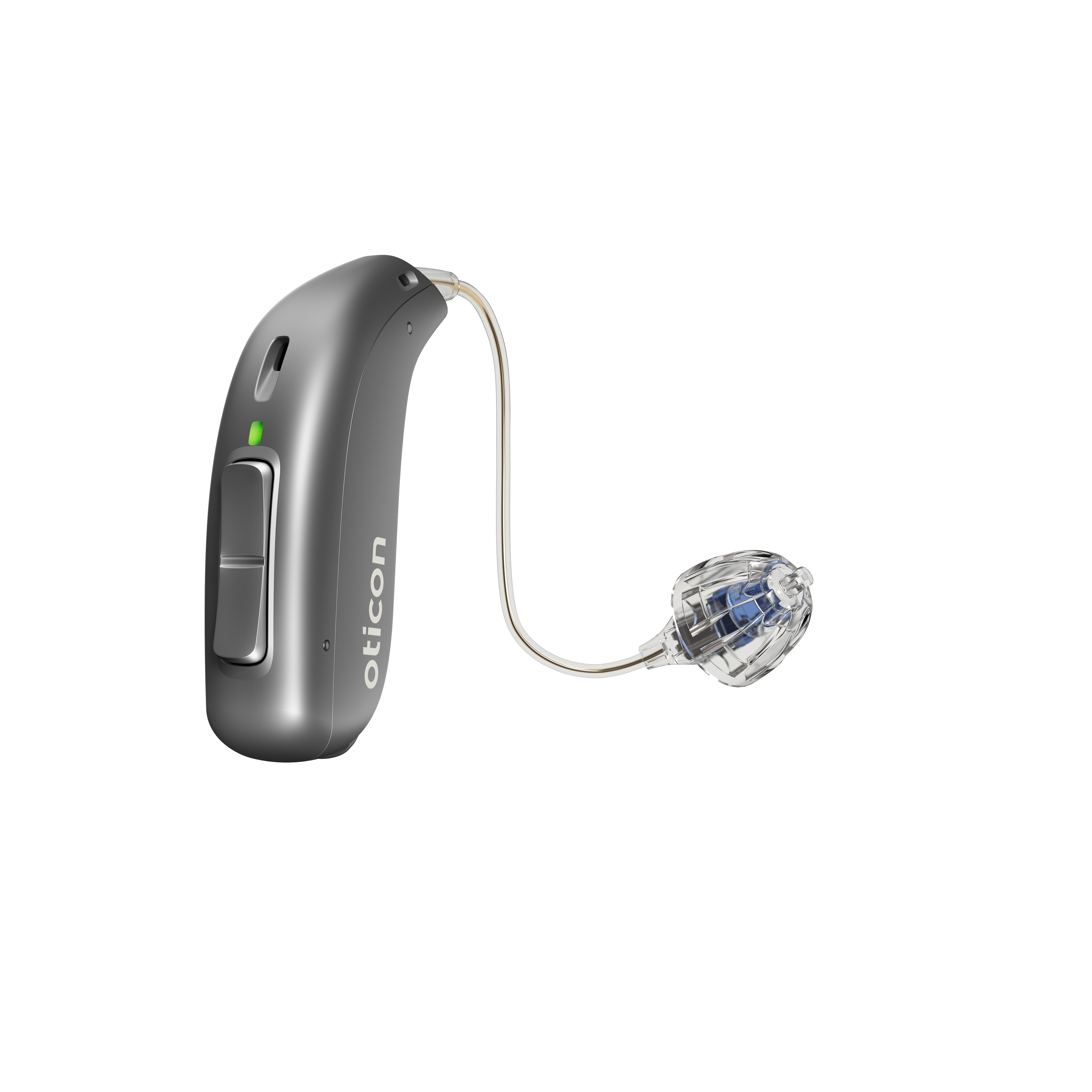 Oticon Verit miniRITE T – Hörgerät in der Farbvariante Titan