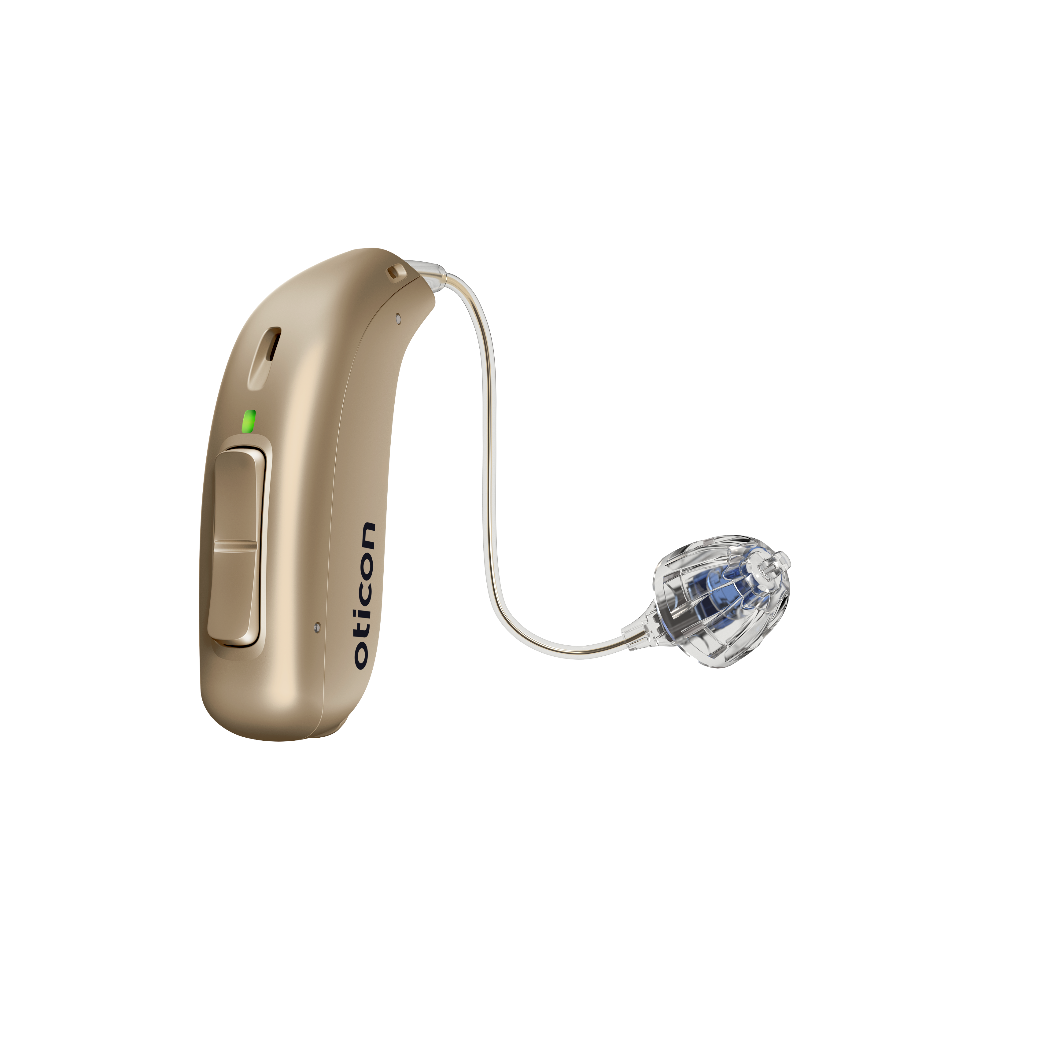 Oticon Verit miniRITE T – Hörgerät in der Farbvariante Honigbeige