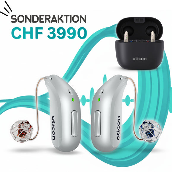 Sonderangebot: 2x Oticon Intent 1 + Smartcharger