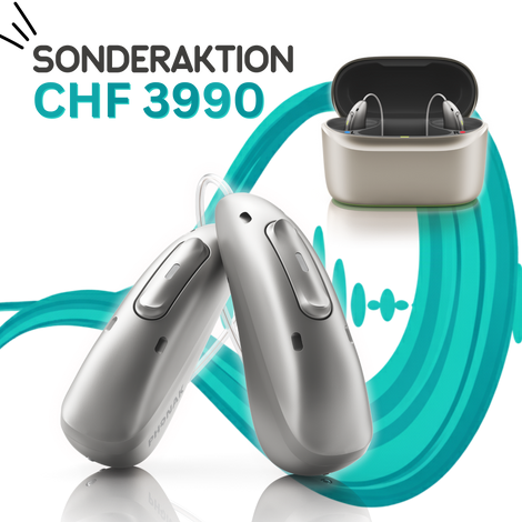 Sonderangebot Phonak Audéo Infinio i90-R mit ChargerGo – Set mit zwei Hörgeräten und Ladestation ChargerGo