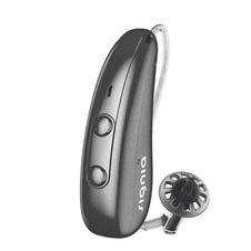 Signia Pure Charge&Go IX – Packshot einer Farbvariante in seitlicher Detailansicht