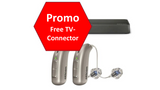 Promotion: 2x Oticon Real 1 + Oticon TV Connector